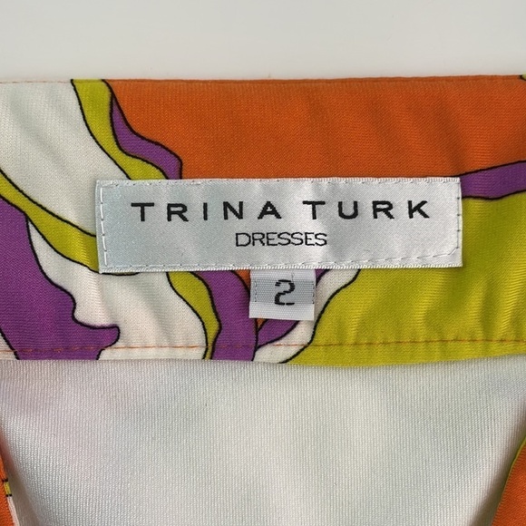 Trina Turk Colorful Shanta Anacapri Dress MSRP $119 - Picture 8 of 12